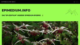 What Epimedium.info website looked like in 2017 (6 years ago)