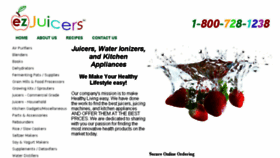 What Ezjuicers.com website looked like in 2017 (6 years ago)