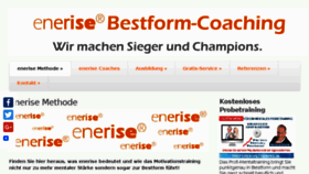 What Enerise.de website looked like in 2017 (6 years ago)
