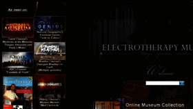 What Electrotherapymuseum.com website looked like in 2017 (6 years ago)