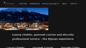 What Elysiancollection.com website looked like in 2017 (8 years ago)