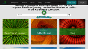 What Edtechlens.com website looked like in 2017 (6 years ago)