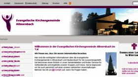 What Ev-kirche-allmersbach.de website looked like in 2017 (6 years ago)