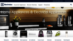 What Electrolux.com.ph website looked like in 2017 (6 years ago)