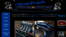 What Extremeprelude.com website looked like in 2017 (6 years ago)