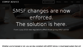 What Esmsfadvice.com.au website looked like in 2017 (6 years ago)