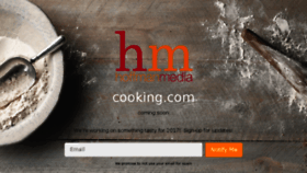 What Ecooking.com website looked like in 2017 (6 years ago)