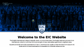 What Eic.edu website looked like in 2017 (6 years ago)