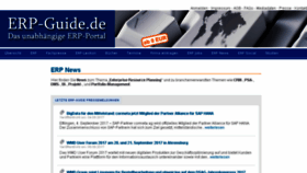 What Erpnews.de website looked like in 2017 (6 years ago)
