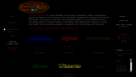 What Earthlandrealms.com website looked like in 2017 (6 years ago)