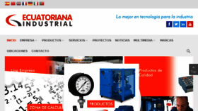 What Ecuatorianaindustrial.com website looked like in 2017 (6 years ago)