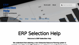 What Erpselectionhelp.com website looked like in 2017 (6 years ago)