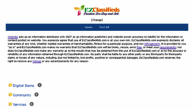 What Ezclassifiedads.com website looked like in 2017 (7 years ago)