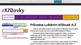 What Ekrizovky.cz website looked like in 2017 (6 years ago)