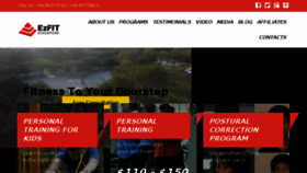 What Ezfit.sg website looked like in 2017 (6 years ago)