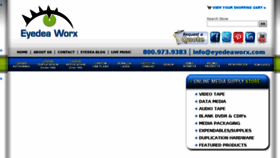 What Eyedeaworx.com website looked like in 2017 (6 years ago)