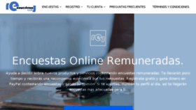 What Encuestazo.com website looked like in 2017 (6 years ago)