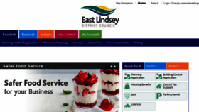 What E-lindsey.gov.uk website looked like in 2017 (6 years ago)