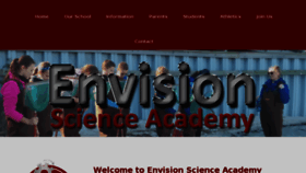 What Envisionscienceacademy.com website looked like in 2017 (6 years ago)