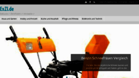 What Exzi.de website looked like in 2017 (6 years ago)