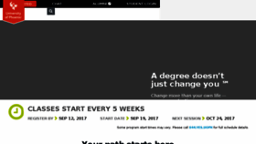 What Eonlineuniversity.com website looked like in 2017 (7 years ago)