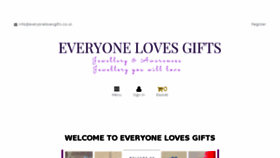 What Everyonelovesgifts.co.uk website looked like in 2017 (6 years ago)