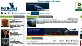 What En.portnews.ru website looked like in 2017 (8 years ago)