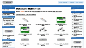 What E1550.mobi website looked like in 2017 (6 years ago)