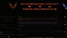 What Elitedangerous.de website looked like in 2017 (6 years ago)