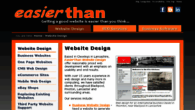 What Easierthan.co.uk website looked like in 2017 (6 years ago)