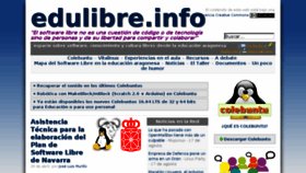 What Edulibre.info website looked like in 2017 (6 years ago)