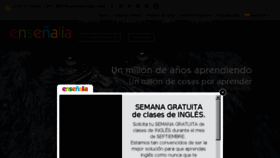 What Ensenalia.com website looked like in 2017 (6 years ago)