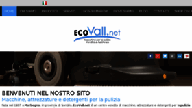 What Ecovall.net website looked like in 2017 (6 years ago)