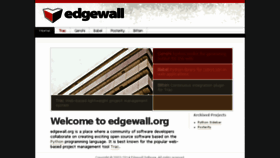 What Edgewall.com website looked like in 2017 (6 years ago)