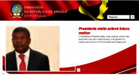 What Embaixadadeangola.pt website looked like in 2017 (6 years ago)