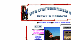 What Everycowgirlsdream.com website looked like in 2017 (6 years ago)