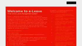 What E-leave.info website looked like in 2017 (6 years ago)