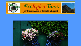 What Ecologicotours.it website looked like in 2017 (6 years ago)