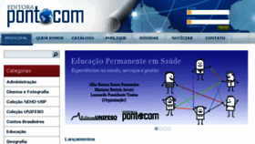 What Editorapontocom.com.br website looked like in 2017 (6 years ago)