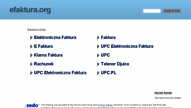 What Efaktura.org website looked like in 2017 (6 years ago)