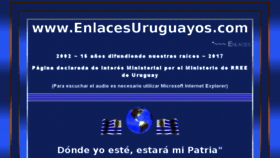 What Enlacesuruguayos.com website looked like in 2017 (6 years ago)