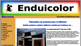 What Enduicolor.fr website looked like in 2017 (6 years ago)