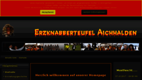 What Erzknabberteufel.de website looked like in 2017 (6 years ago)