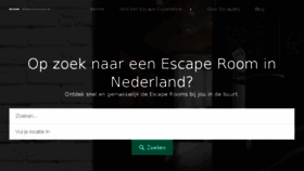 What Escapists.nl website looked like in 2017 (6 years ago)