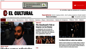 What Elcultural.es website looked like in 2017 (6 years ago)