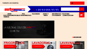 What Electromacua.com website looked like in 2017 (6 years ago)