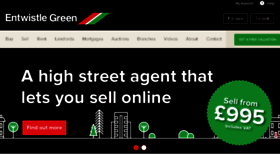 What Entwistlegreen.co.uk website looked like in 2017 (7 years ago)