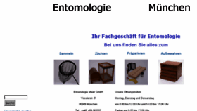 What Ento-meier.de website looked like in 2017 (6 years ago)
