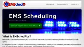 What Emsched.com website looked like in 2017 (6 years ago)