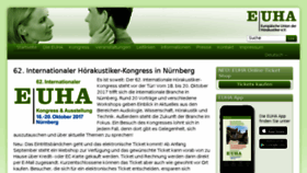 What Euha.org website looked like in 2017 (6 years ago)